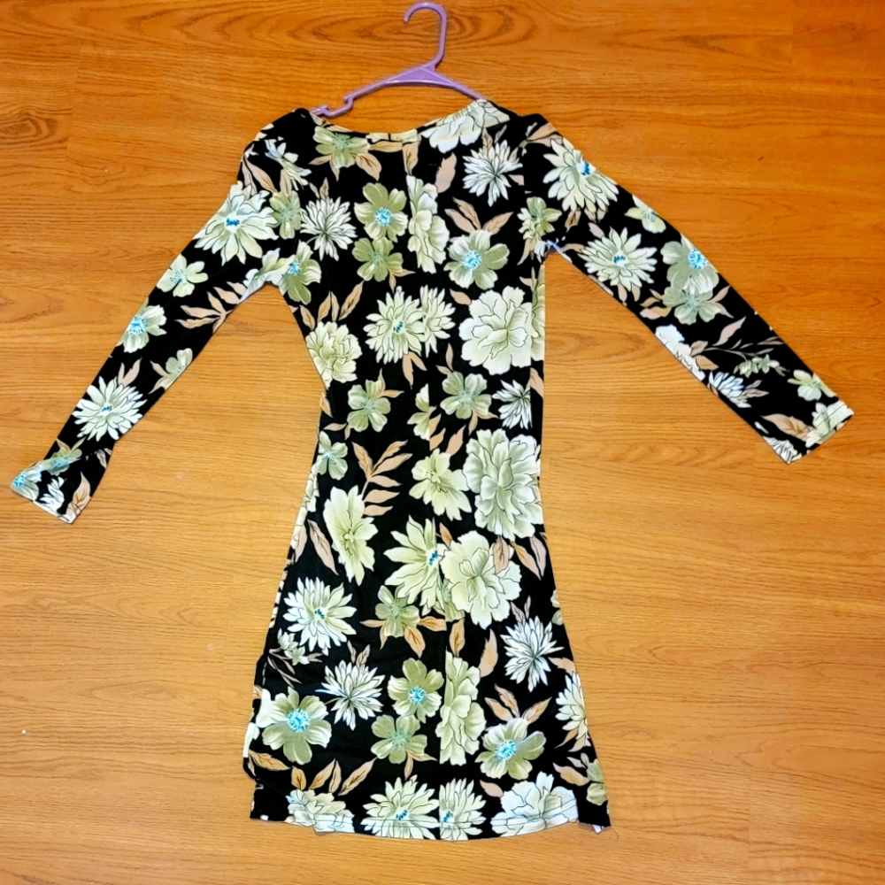 floral autumn colors dress  medium size